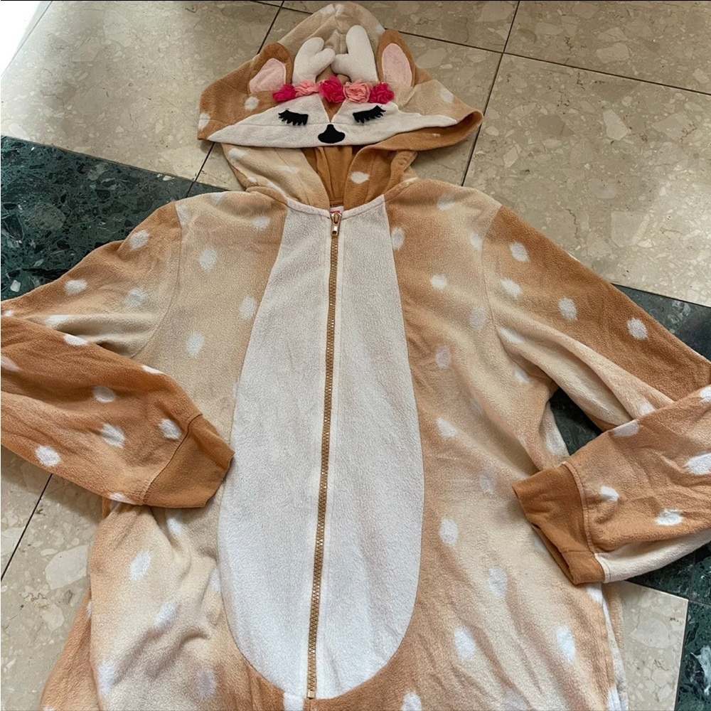 Fuzzy Deer Costume Adult M/L